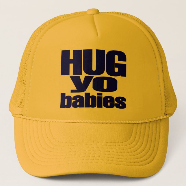 Gorra bebés de Yo del abrazo" de los molinos de (Anverso)