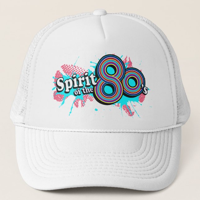 gorra blanco de diseño retro "Espíritu de los años (Anverso)