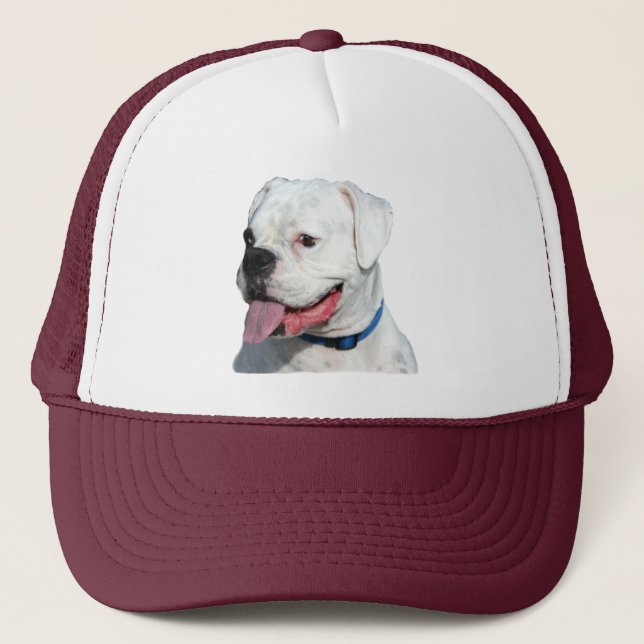 Gorra blanco del boxeador (Anverso)
