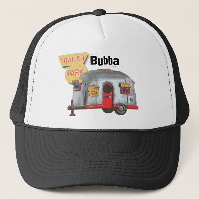 Gorra blanco del camionero de la basura del (Anverso)