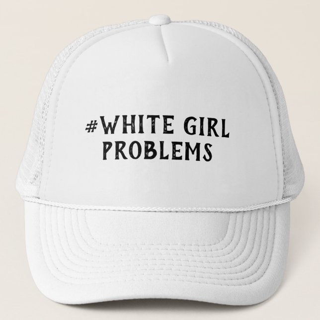 Gorra blanco del chica (Anverso)