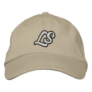 Gorra blanco del papá del logotipo de LooseSquares