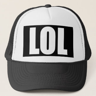 Gorra blanco y negro de LOL