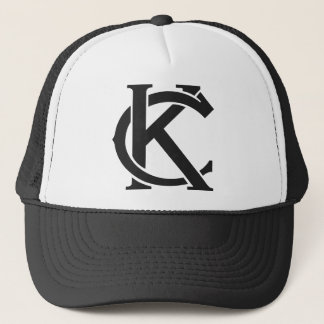 Gorra BLANCO Y NEGRO del camionero del LOGOTIPO