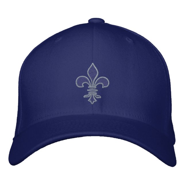 Gorra Blue Fleur de Lis Embroidered (Anverso)