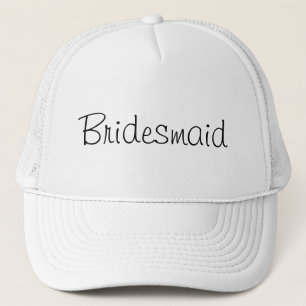 Gorra Boda blanco de la dama de honor