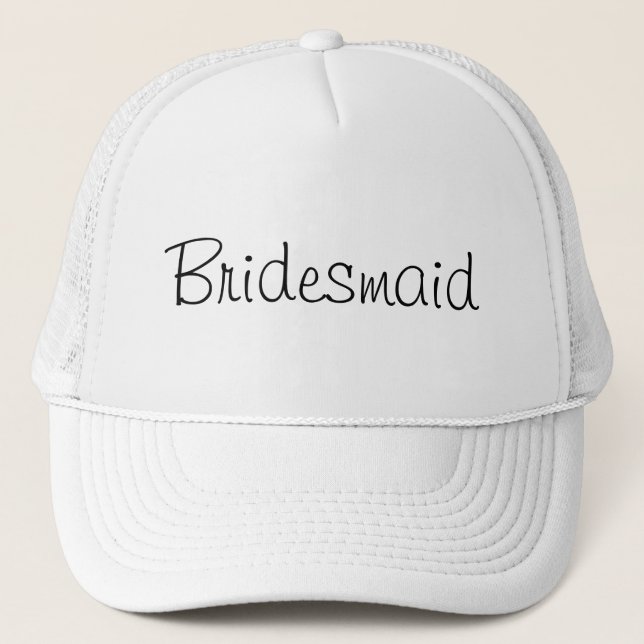 Gorra Boda blanco de la dama de honor (Anverso)