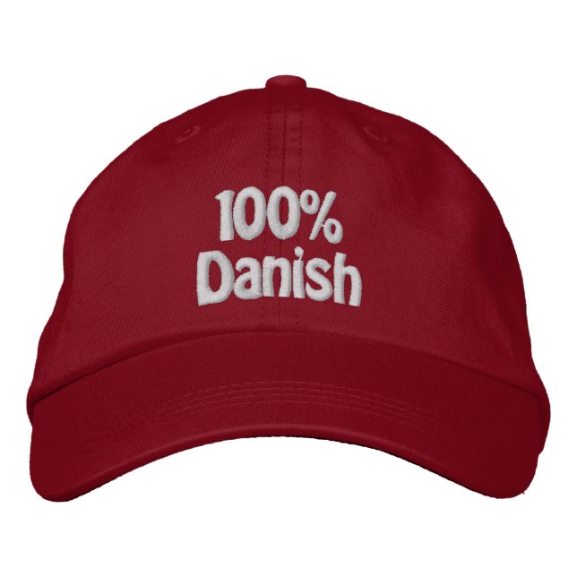 Gorra Bordada 100% danés (Anverso)
