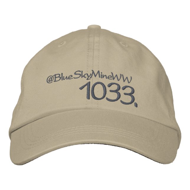 Gorra Bordada 1033. ¿Hasta dónde llegarás? (Anverso)