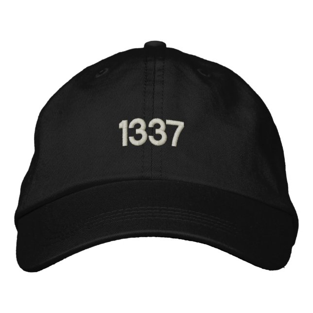 GORRA BORDADA 1337 (Anverso)