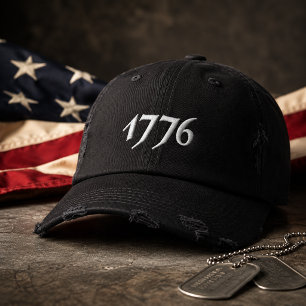 Gorra Bordada 1776 Bordado Americano