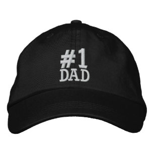 Gorra Bordada #1 Número Uno DAD Embrodado Cap