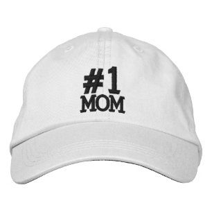 Gorra Bordada #1 Número Uno MoM Embrodado Cap