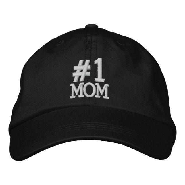 Gorra Bordada #1 Número Uno MoM Embrodado Cap (Anverso)