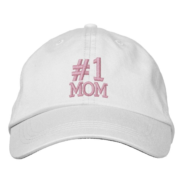 Gorra Bordada #1 Número Uno MoM Embrodado Cap (Anverso)
