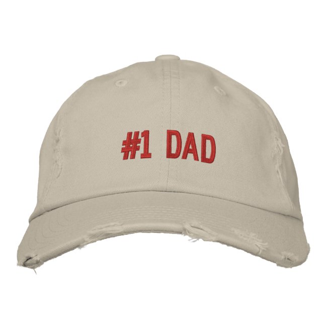 GORRA BORDADA #1 PAPÁ (Anverso)
