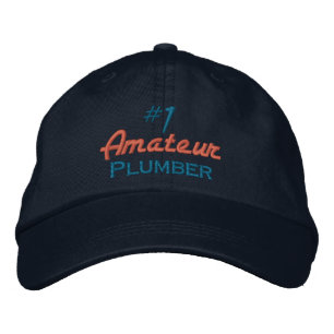 Gorra Bordada #1 plomero amateur