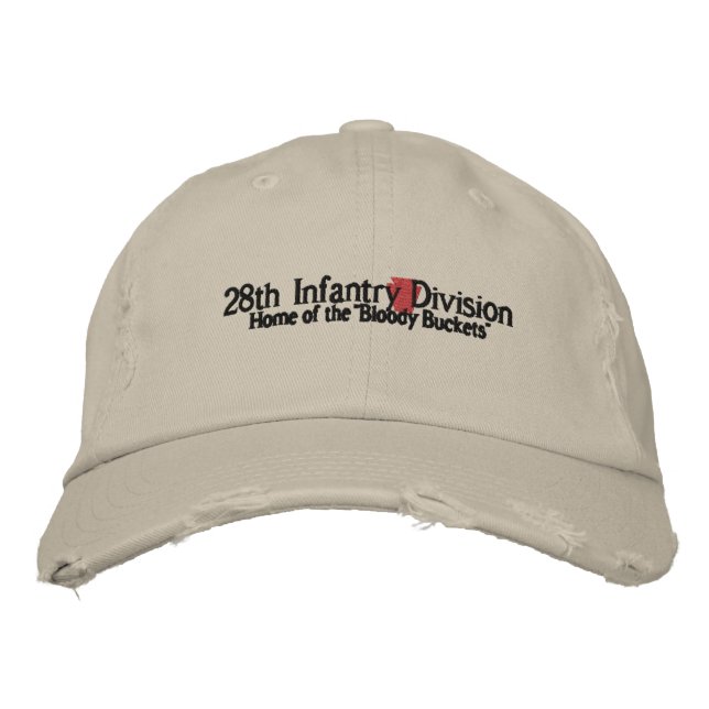Gorra Bordada 28.ª División de Infantería (Anverso)
