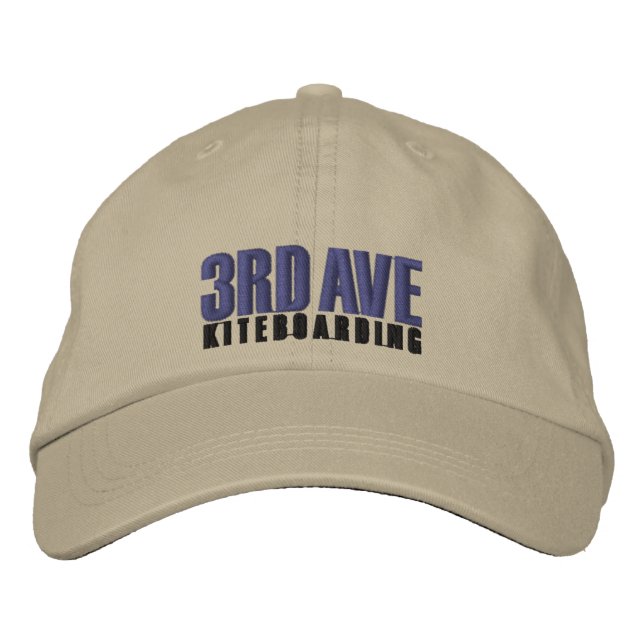 Gorra Bordada 3.ᵉʳAveKiteboardingStretch (Anverso)