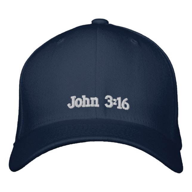 Gorra Bordada 3:16 de Juan (Anverso)