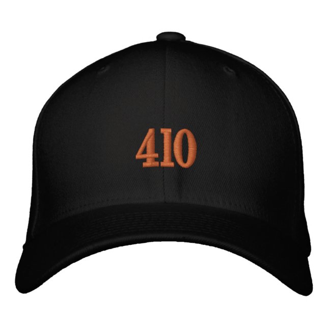Gorra Bordada 410 Código de área (Anverso)