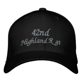 Gorra Bordada 42.ª expedición de los Highlanders Fort de Chartre