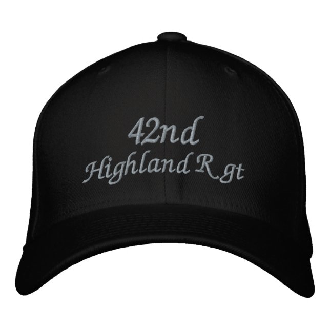 Gorra Bordada 42.ª expedición de los Highlanders Fort de Chartre (Anverso)
