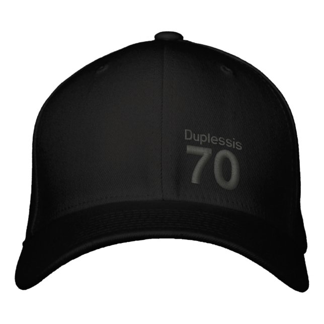 Gorra Bordada 70, Duplessis (Anverso)