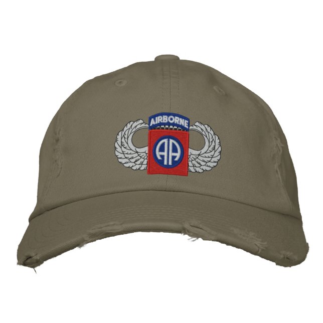 Gorra Bordada 82.º Airborne (Anverso)