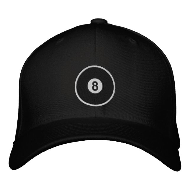 Gorra Bordada 8 Ball (Anverso)