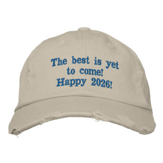 Gorra Bordada 9. ¡Lo mejor está por venir! ¡Feliz 2026!