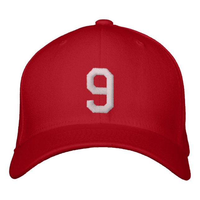 Gorra Bordada 9 Nueve (Anverso)