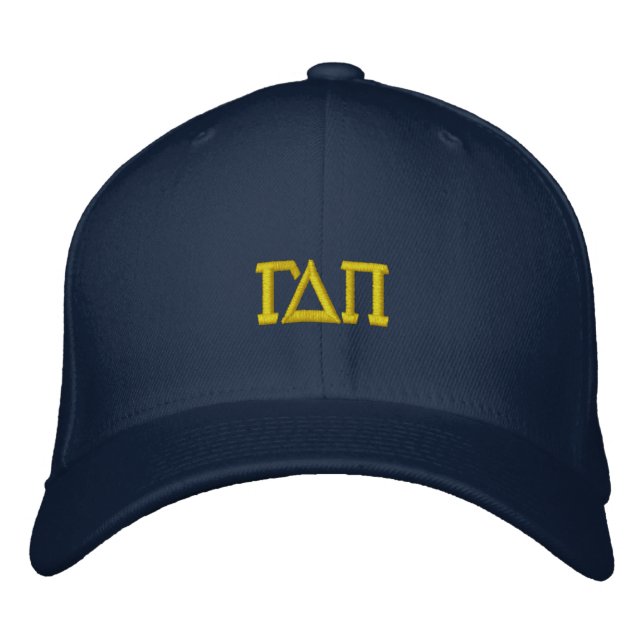 Gorra bordada a mano personalizada Alpha Phi (Anverso)