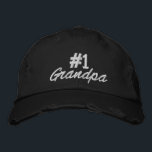 Gorra Bordada Abuelo número 1<br><div class="desc">Número 1 Gorra Embrodada del abuelo</div>