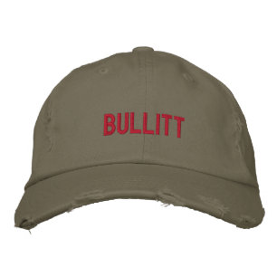 Gorra Bordada acosar en rojo