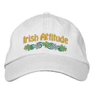 Gorra Bordada Actitud irlandesa y chispas