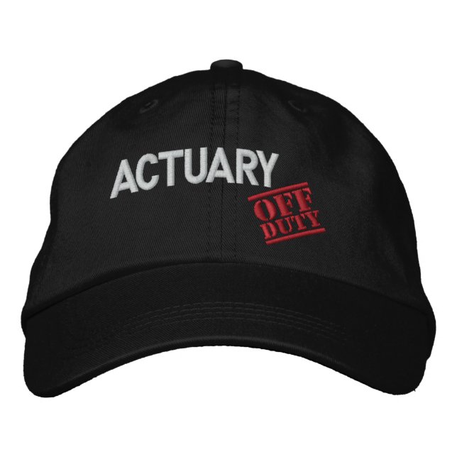 Gorra Bordada Actuario fuera de servicio
