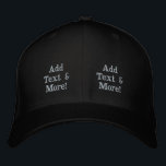 Gorra Bordada Add Text & More! Customize Your Own Personalized<br><div class="desc">Customize with your own personalized designs,  quotes,  texts and more. Also choose from premade designs,  from many different categories as well.</div>
