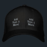 Gorra Bordada Add Text & More! Customize Your Own Personalized<br><div class="desc">Customize with your own personalized designs,  quotes,  texts and more. Also choose from premade designs,  from many different categories as well.</div>