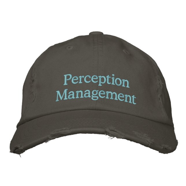 Gorra Bordada Administración de percepción (Anverso)