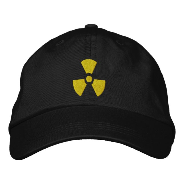 Gorra Bordada Advertencia tóxica (Anverso)
