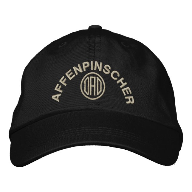 Gorra Bordada Affenpinscher Dad (Anverso)