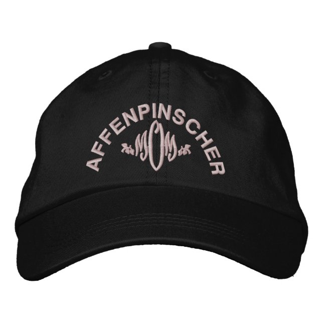 Gorra Bordada Affenpinscher Dog Mom (Anverso)