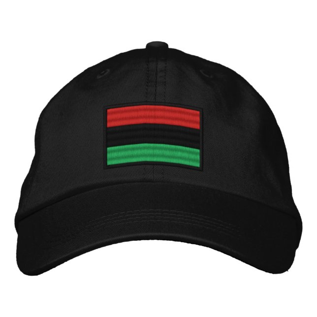 Gorra Bordada Afroamericano (Anverso)
