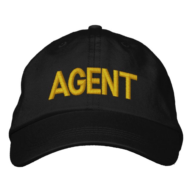 Gorra Bordada Agente (Anverso)