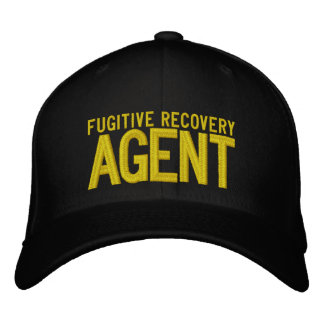 GORRA BORDADA AGENTE DE RECUPERACIÓN FUGITIVA