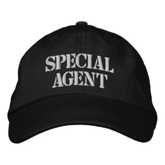 GORRA BORDADA "AGENTE ESPECIAL"