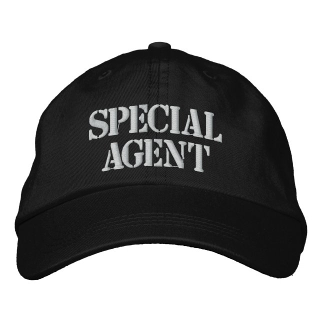 GORRA BORDADA "AGENTE ESPECIAL" (Anverso)