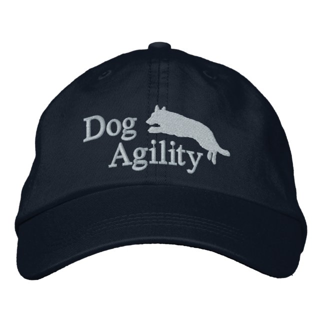 Gorra Bordada Agility German Shepherd (Anverso)