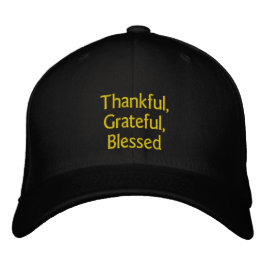 Gorra Bordada "Agradecido, Agradecida, Bendito"